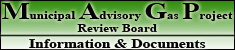 Municipal Advisory Gas Project Review Board Information Button